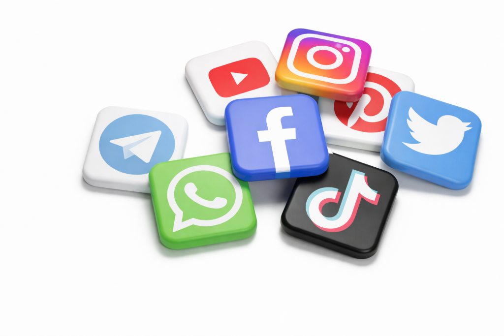 Creazione e gestione social media, facebook, instagram, Linkedin, tik tok, google mybusiness